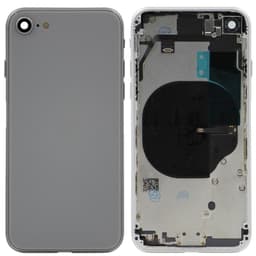 Back Housing for iPhone 8 (No Logo) (White)
