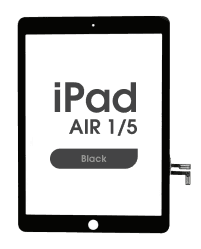 Aftermarket - Glass and Digitizer Touch Panel for iPad Air 1 / iPad 5 (Black)