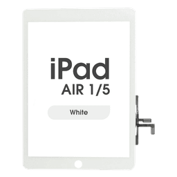 Aftermarket - Glass and Digitizer Touch Panel for iPad Air 1 / iPad 5 (White)