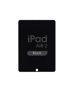 FX5 Fused - Glass and Digitizer Full LCD Assembly for iPad Air 2 w/ Pre-installed Sleep / Wake Flex (Black)