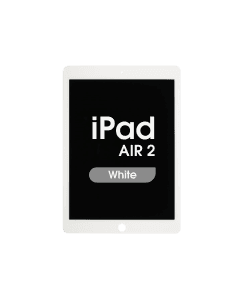 Premium Refurbished - Glass and Digitizer Full LCD Assembly for iPad Air 2 w/ Pre-installed Sleep / Wake Flex (White)