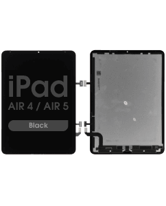 Premium Refurbished - Glass and Digitizer Complete LCD Assembly for iPad Air 4 / Air 5 (Black)
