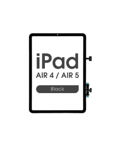 Aftermarket - Glass and Digitizer Touch Panel for iPad Air 4 / Air 5 (WiFi Version)  (Black)