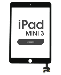 Premium - Glass and Digitizer Touch Panel for iPad Mini 3 (Black)