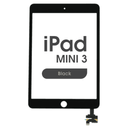 Premium - Glass and Digitizer Touch Panel for iPad Mini 3 (Black)