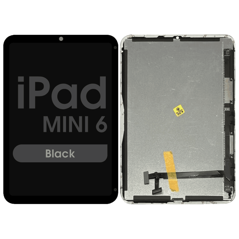 Premium Refurbished - Glass and Digitizer Complete LCD Assembly for iPad Mini 6 (WiFi) (Black)