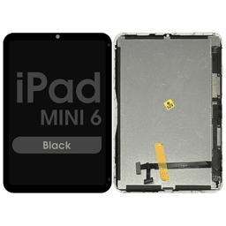 Premium Refurbished - Glass and Digitizer Complete LCD Assembly for iPad Mini 6 (WiFi) (Black)