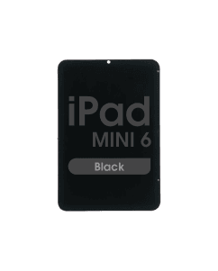 Premium Refurbished - Glass and Digitizer Complete LCD Assembly for iPad Mini 6 (Black)
