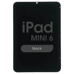 Premium Refurbished - Glass and Digitizer Complete LCD Assembly for iPad Mini 6 (Black)