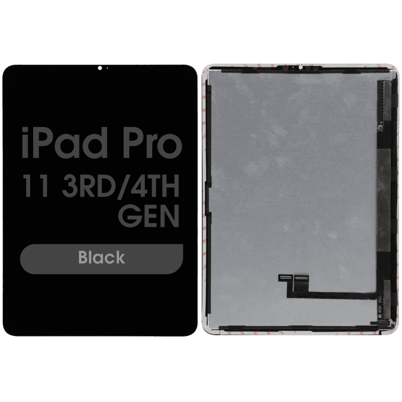 Premium Refurbished - Glass and Digitizer Complete LCD Assembly for iPad Pro 11 3rd Gen (2021) / 4th Gen (2022) (Black)