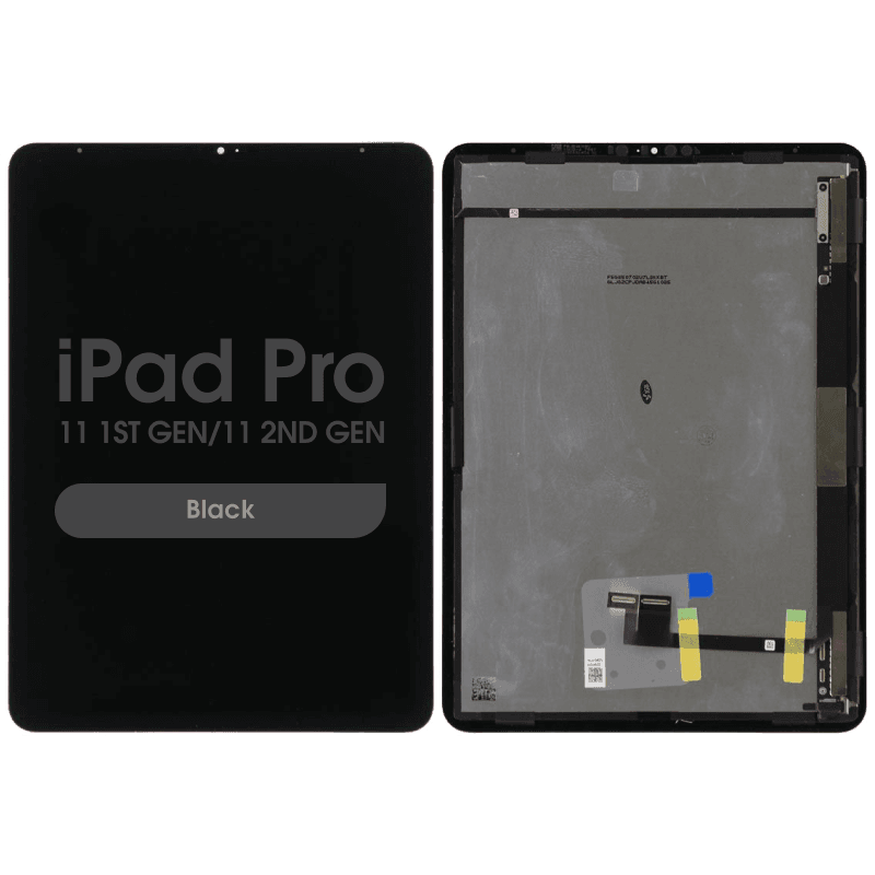 Premium Refurbished - Glass and Digitizer Complete LCD Assembly for iPad Pro 11 1st Gen / iPad Pro 11 2nd Gen (Black)