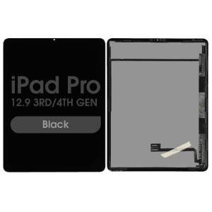 Premium Refurbished - Glass and Digitizer Full LCD Assembly for iPad Pro 12.9 3rd / iPad Pro 12.9 4th Gen (Black)
