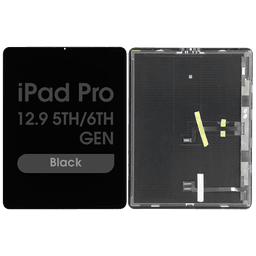 Premium Refurbished - Glass and Digitizer Complete LCD Assembly for iPad Pro 12.9 5th Gen (2021) / 6th Gen (2022) (Black)