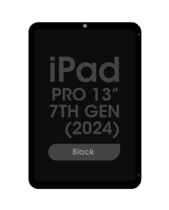 Premium Refurbished - Glass and Digitizer Complete LCD Assembly for iPad Pro 13" 7th Gen (2024) (Black)