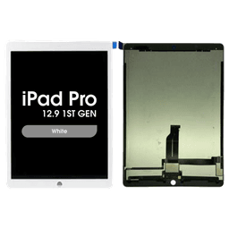Premium Refurbished – Glass and Digitizer Full LCD Assembly for iPad Pro 12.9 1st Gen w/ Daughterboard (White)