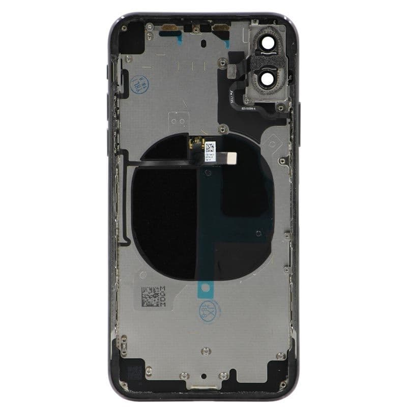 Back Housing for iPhone X (No Logo) (Black)