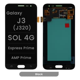 LCD Screen and Digitizer Assembly for Samsung Galaxy J3 (J320) / SOL 4G / Express Prime / AMP Prime (No Frame) (Black)