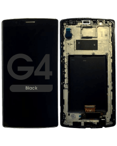 LCD Screen and Digitizer Assembly w/ Frame for LG G4 (Black)
