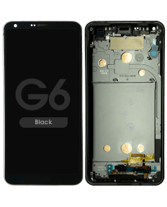 LCD Screen and Digitizer Assembly w/ Frame for LG G6 (Black)