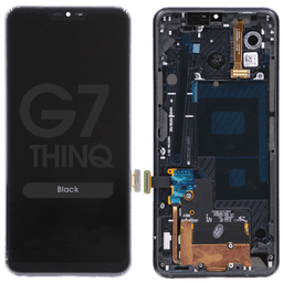 LCD Screen and Digitizer Assembly w/ Frame for LG G7 ThinQ (Black)