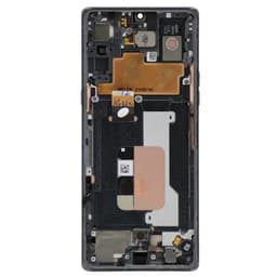 Refurbished - OLED Screen and Digitizer Assembly w/ Frame for LG Velvet (G9) (All Carriers except Verizon UW) (Black)