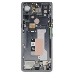 Refurbished - OLED Screen and Digitizer Assembly w/ Frame for LG Velvet (G9) (All Carriers Except Verizon UW) (Aurora Gray)