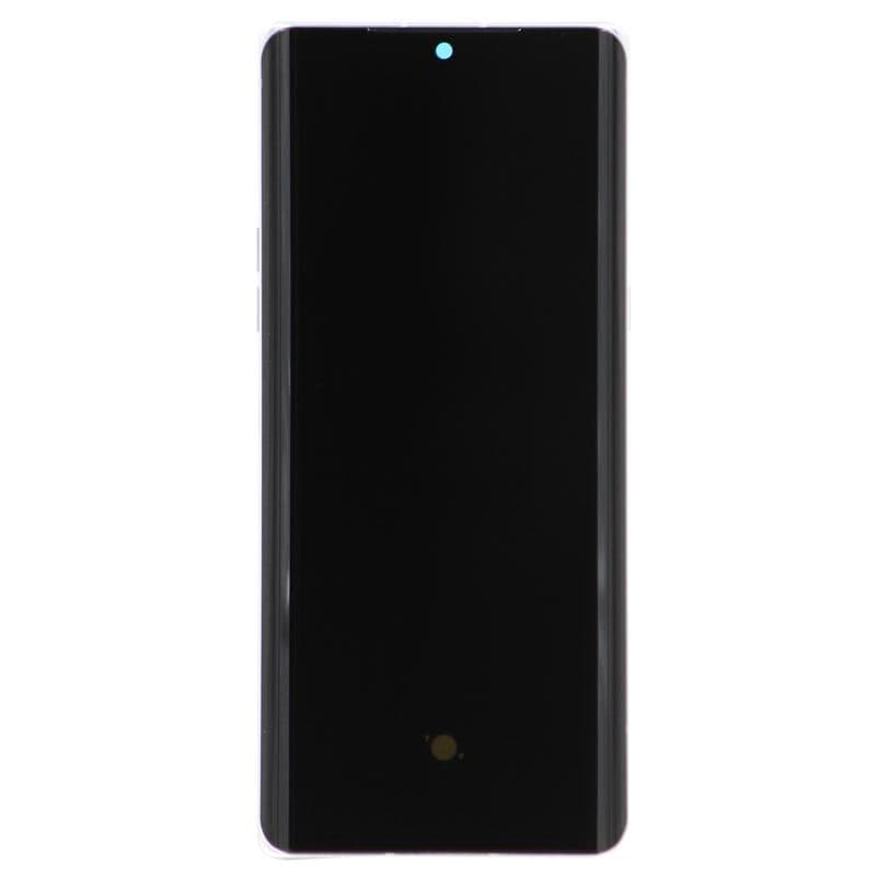 Refurbished - OLED Screen and Digitizer Assembly w/ Frame for LG Velvet (G9) (All Carriers except Verizon UW) (Silver)