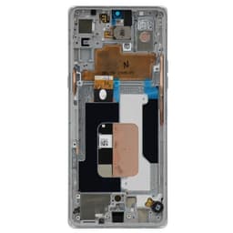 Refurbished - OLED Screen and Digitizer Assembly w/ Frame for LG Velvet (G9) (All Carriers except Verizon UW) (Silver)