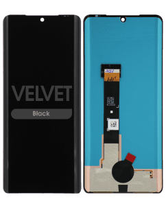 Refurbished - OLED Screen and Digitizer Assembly for LG Velvet (G9) (No Frame) (Black)