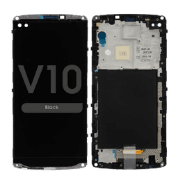 LCD Screen and Digitizer Assembly w/ Frame for LG V10 (Black)