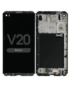LCD Screen and Digitizer Assembly w/ Frame for LG V20 (Black)