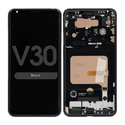 LCD Screen and Digitizer Assembly w/ Frame for LG V30