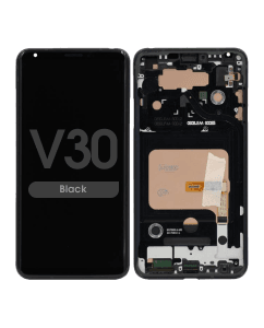 LCD Screen and Digitizer Assembly w/ Frame for LG V30