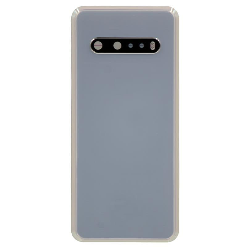 Back Door Battery Cover w/ Rear Camera Lens for LG V60 (White)