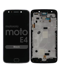 LCD Screen and Digitizer Assembly w/ Frame for Motorola Moto E4 (Black)