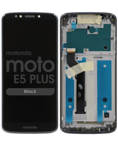 LCD Screen and Digitizer Assembly w/ Frame for Motorola Moto E5 Plus (XT1924) (Black)