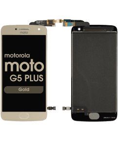 LCD Screen and Digitizer Assembly for Motorola Moto G5 Plus (XT1687) (No Frame) (Gold)