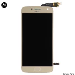 LCD Screen and Digitizer Assembly for Motorola Moto G5 Plus (XT1687) (No Frame) (Gold)
