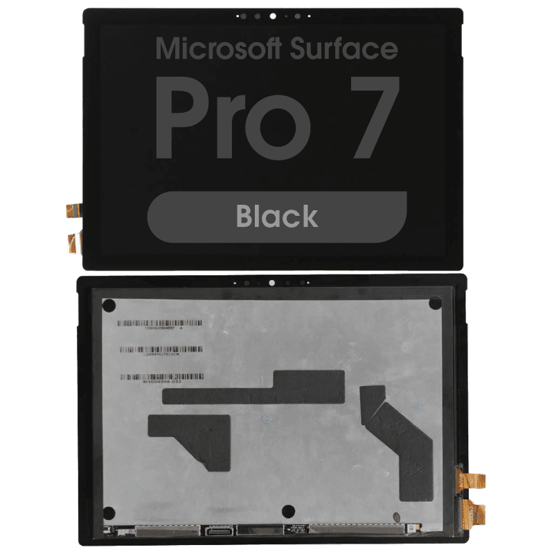 Refurbished - LCD Screen and Digitizer Assembly for Microsoft Surface Pro 7 (1866 / Version 1: LP123WQ1) (No Frame) (Black)
