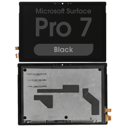 Refurbished - LCD Screen and Digitizer Assembly for Microsoft Surface Pro 7 (1866 / Version 1: LP123WQ1) (No Frame) (Black)