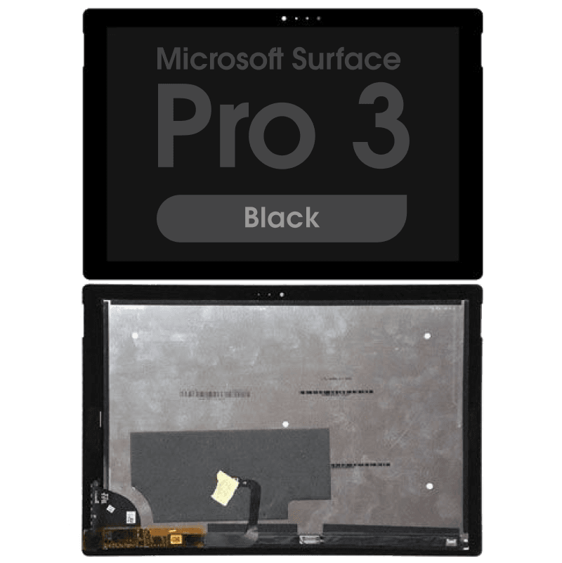 Refurbished - LCD Screen and Digitizer Assembly for Microsoft Surface Pro 3 (No Frame) (Black)