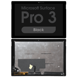 Refurbished - LCD Screen and Digitizer Assembly for Microsoft Surface Pro 3 (No Frame) (Black)