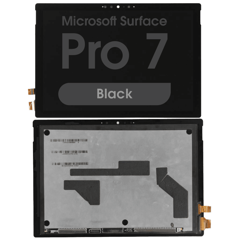 Refurbished - LCD Screen and Digitizer Assembly for Microsoft Surface Pro 7 (1866 / Version 2: LP123WQ2) (No Frame) (Black)