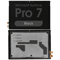 Refurbished - LCD Screen and Digitizer Assembly for Microsoft Surface Pro 7 (1866 / Version 2: LP123WQ2) (No Frame) (Black)