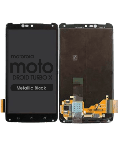 LCD Screen and Digitizer Assembly for Motorola Droid Turbo X (XT1254) (No Frame) (Metallic Black)