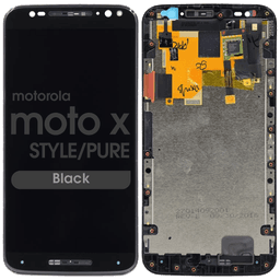 LCD Screen and Digitizer Assembly w/ Frame for Motorola Moto X Style / Moto X Pure (XT1570 / XT1575) (Black)