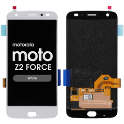 LCD Screen and Digitizer Assembly for Motorola Moto Z2 Force (XT1789) (No Frame) (White)