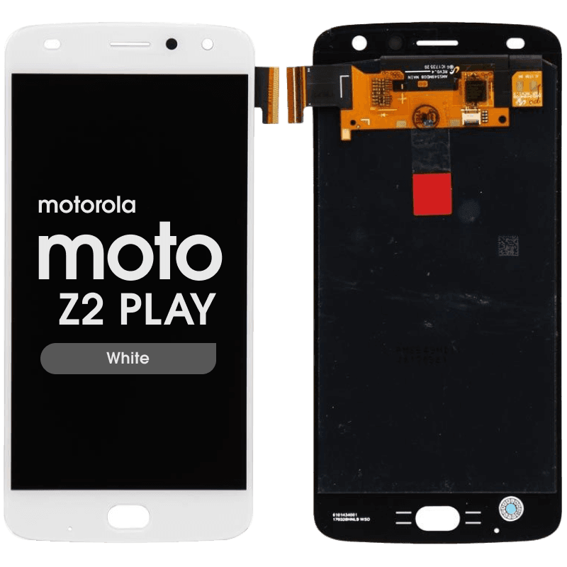 LCD Screen and Digitizer Assembly for Motorola Moto Z2 Play (XT1710) (No Frame) (White)