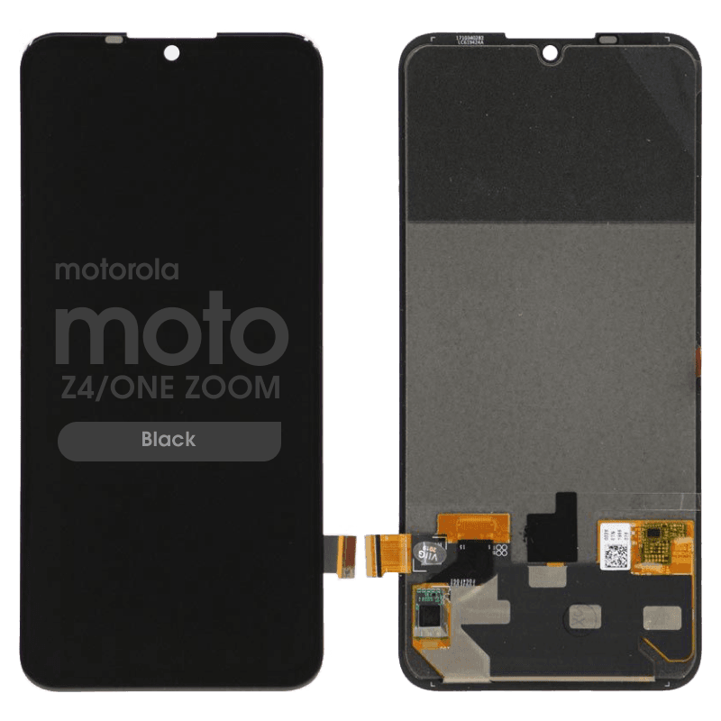 Refurbished - LCD Screen and Digitizer Assembly for Motorola Moto Z4 (Version 2) / Moto One Zoom (XT2010-01) (No Frame) (Black)