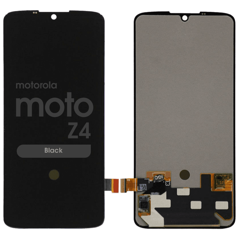 Refurbished - LCD Screen and Digitizer Assembly for Motorola Moto Z4 (Version 1) (XT1980-3 / XT1980-4) (No Frame) (Black)